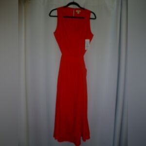 Maison Jules Red Midi Dress